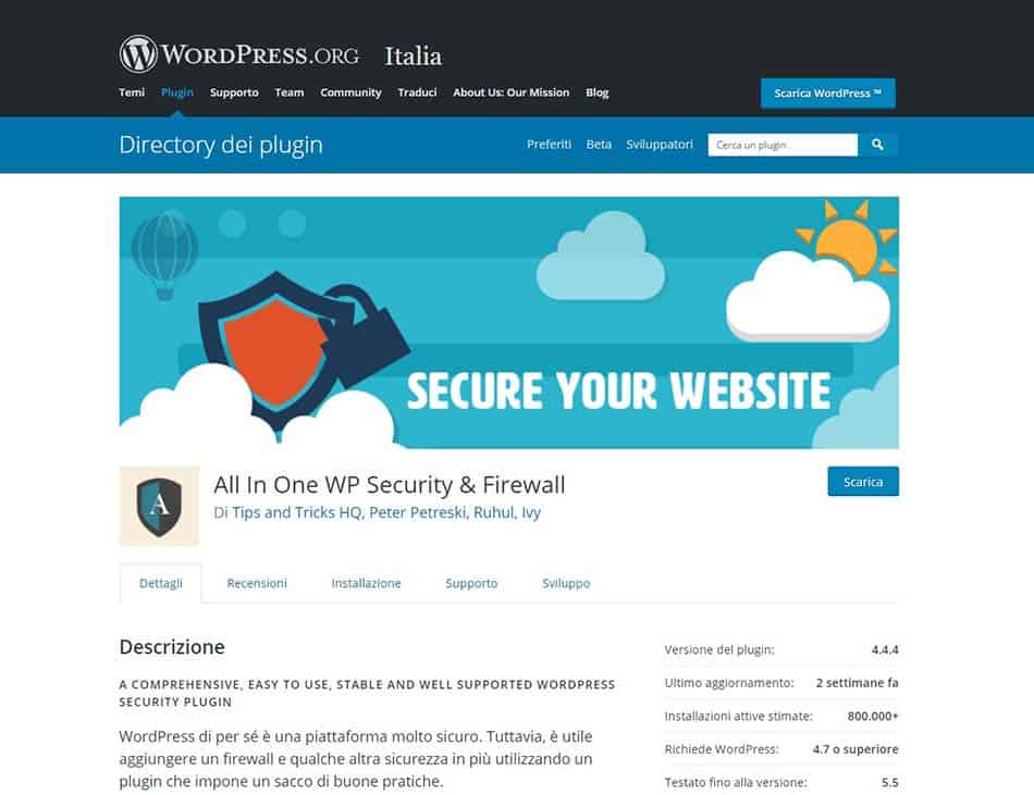 All In One WP Security & Firewall