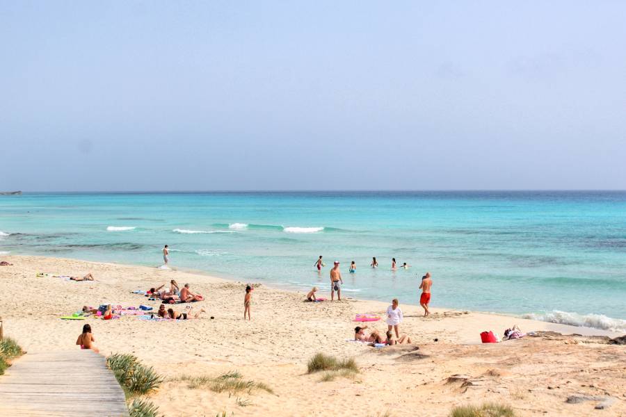 Playa Tahiti a Formentera (Europa)